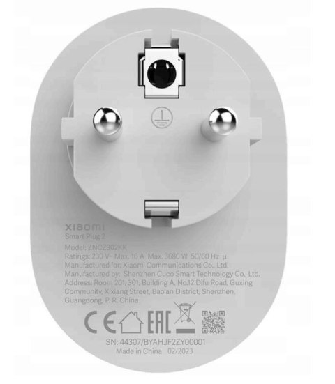 Inteligentne gniazdko Smart Plug 2 XIAOMI