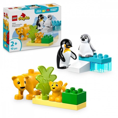 Klocki DUPLO 10442 Rodziny dzikich zwierząt: pingwiny i lwy LEGO