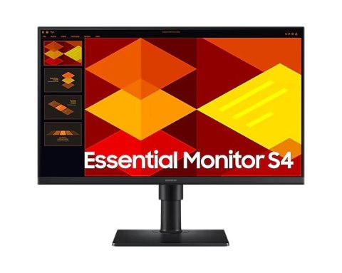 Monitor 24 cale S40GD IPS 1920x1080 FHD 16:9 2xHDMI 1xDP 2xUSB-A 2.0 1xUSB-B 5ms 100Hz HAS+PIV głośniki płaski 3YOn-Site (LS24D4 Samsung