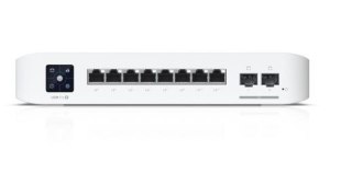 Przełącznik UniFi 8 PoE USW-PRO-8-POE, 6 portów 1 GbE PoE+, 2 porty 1 GbE PoE++, 2 porty 10G SFP+, 120W UBIQUITI