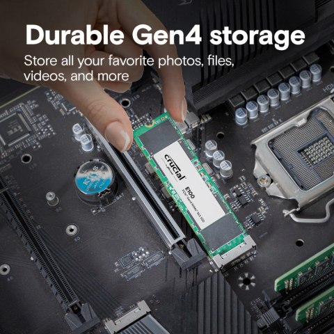 Dysk SSD E100 1TB M.2 NVMe 2280 PCIe 4.0 5000/4500 MB/s Crucial