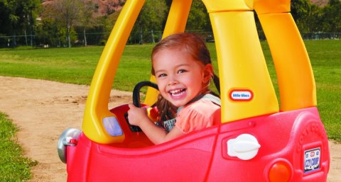 Jeździk Cozy Coupe nowe oczy Little Tikes