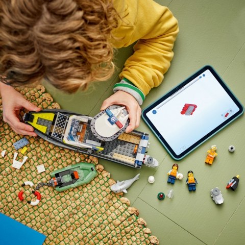 Klocki City 60456 Pościg łodzią policyjną LEGO
