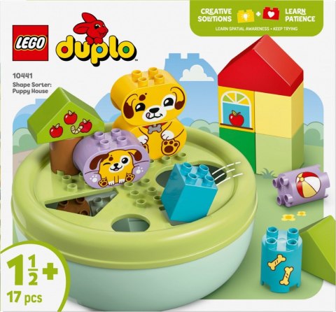 Klocki DUPLO 10441 Sorter kształtów: dom szczeniaczków LEGO