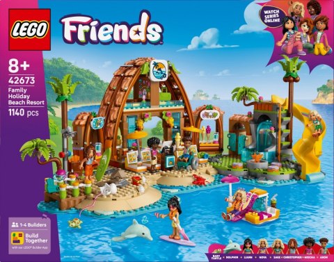 Klocki Friends 42673 Rodzinne wakacje na plaży LEGO