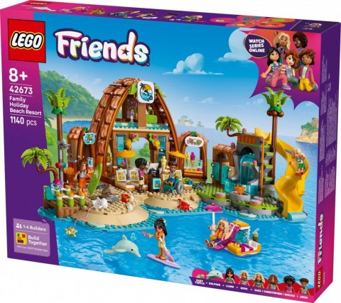 Klocki Friends 42673 Rodzinne wakacje na plaży LEGO