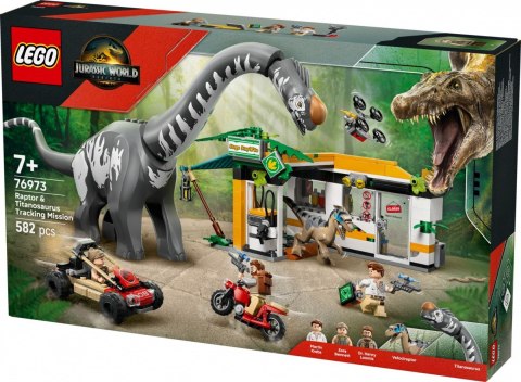 Klocki Jurassic World 76973 Na tropie tytanozaura i raptora LEGO