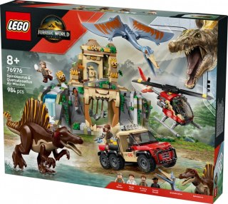 Klocki Jurassic World 76976 Powietrzna misja z kecalkoatlem i spinozaurem LEGO