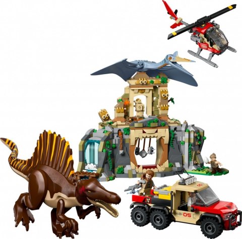 Klocki Jurassic World 76976 Powietrzna misja z kecalkoatlem i spinozaurem LEGO