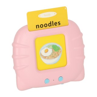 Nauka języka angielskiego czytnik kart do nauki słówek fiszki różowy Kik Sp. z o. o. Sp. k.