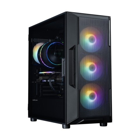 Obudowa I3 NEO V2 Mid Tower RGB fan x4 czarna Zalman