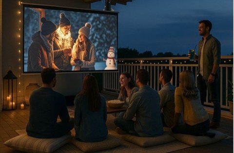 Projektor PK32 1100 lm LED/ 4K UHD/ HDR/ 30 000 h/ ToF auto-focus & keystone/ 4,6 ms/ głośniki 2×5 W Optoma