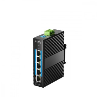 Przełącznik IF1005P Switch 5-Port 10/100 Mbps Industrial PoE+ Cudy