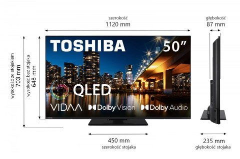Telewizor QLED 50 cali 50QV3463DG Toshiba