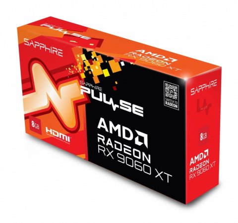 Karta graficzna Radeon RX 9060 XT PULSE 8GB GDDR6 128bit DP/2HDMI Sapphire Technology