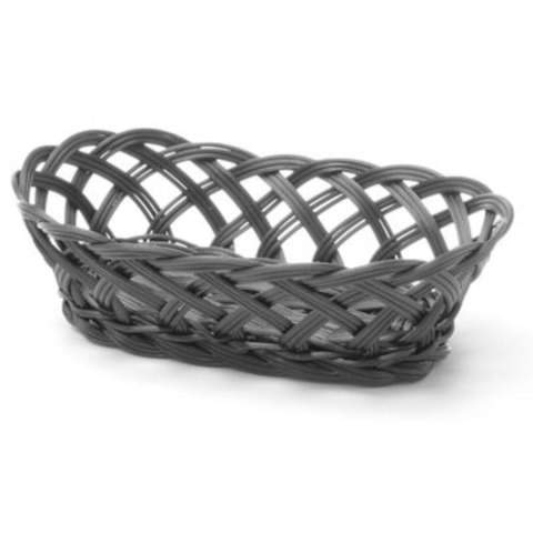 Koszyk pojemnik na owoce warzywa pleciony owalny 225x130x55 mm - Hendi 426234 Hendi