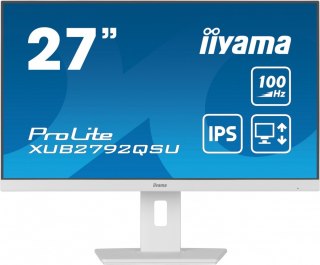 Monitor 27 cali ProLite XUB2792QSU-W6 IPS,QHD,HAS(150mm),100Hz,4xUSB3.2,SLIM IIYAMA