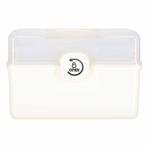 Organizer na leki pojemnik pudełko kasetka apteczka duży XXL na zamek skrzynka 34,5x23x22 cm Kik Sp. z o. o. Sp. k.