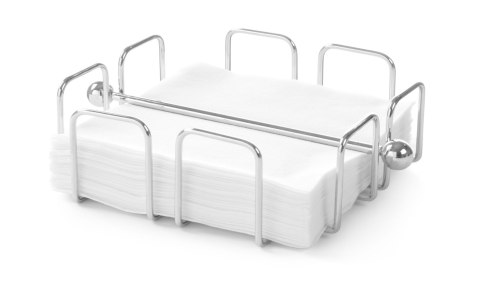 Serwetnik stalowy stojak na serwetki kwadratowy - Hendi 428528 Hendi