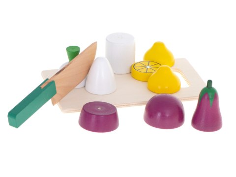 Warzywa drewniane do krojenia na magnes w skrzynce + akcesoria Kik Sp. z o. o. Sp. k.