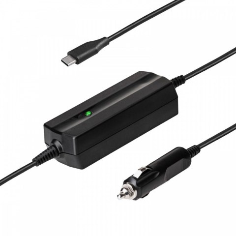 Zasilacz samochodowy 65W USB-C QC 3.0 Ładowarka do gniazda zapalniczki 20V/3-3.25A AKYGA