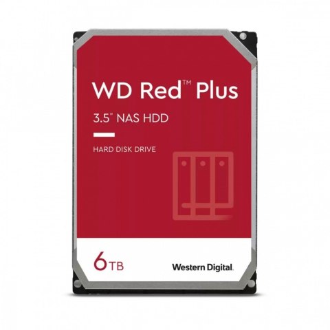 Dysk 3,5 cala WD Red Plus 6TB CMR 256MB/5400RPM Western Digital