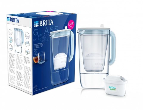 Dzbanek filtrujący 2,5l szklany + 1 wkład PRO Pure Performance Brita