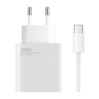 Ładowarka sieciowa Xiaomi USB-A 120W 6A z kablem USB-C - biała XIAOMI