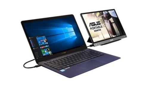 Monitor MB14AC 14 cali IPS FHD USB-C 9mm 0,59kg Przenośny ekran dodatkowy do notebooka Asus