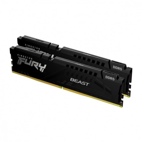 Pamięć DDR5 Fury Beast 32GB(2*16GB)/5600 CL40 czarna Kingston