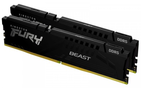 Pamięć DDR5 Fury Beast 32GB(2*16GB)/6000 CL30 EXPO czarna Kingston