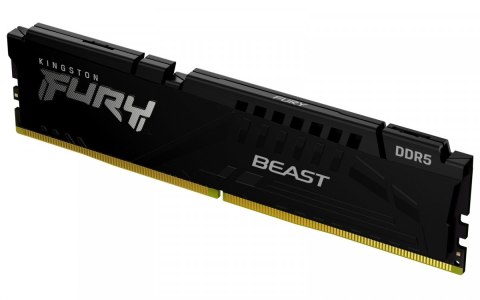 Pamięć do PC DDR5 Fury Beast 16GB(1*16GB)/6000 CL36 czarna Kingston