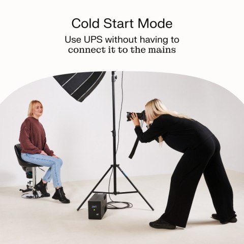 Zasilacz awaryjny UPS 700W/1000VA czysta sinusoida Green Cell