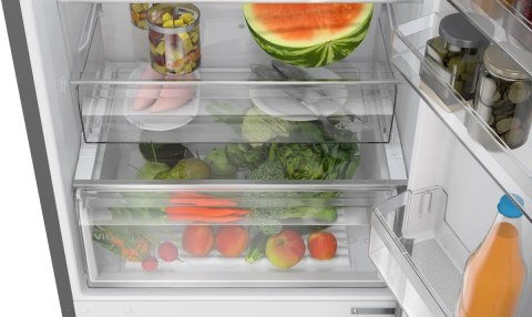 Chlodziarko-zamrażarka 70 cm KGN49OCAF Antracyt Bosch