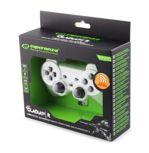 GAMEPAD BEZPRZEWODOWY 2.4GH PS3/PC GLADITOR Esperanza
