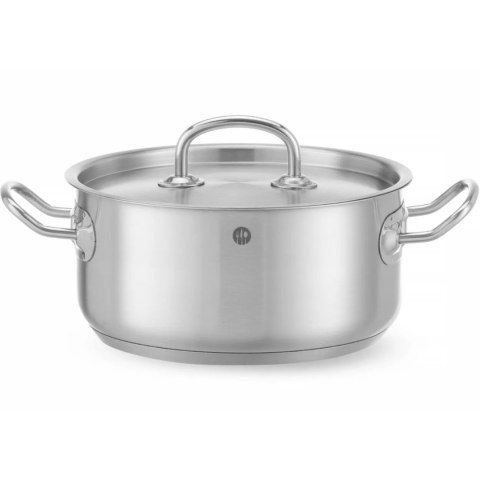 Garnek niski Kitchen Line z pokrywką 2,9 l śr. 200 x 95 h - Hendi 836019 Hendi