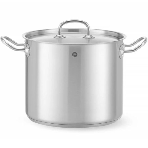 Garnek wysoki Kitchen Line z pokrywką 9 l śr. 240 x 200 h - Hendi 837306 Hendi