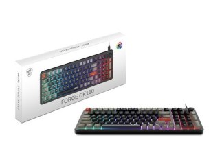 Klawiatura gamingowa Forge GK110 US MSI