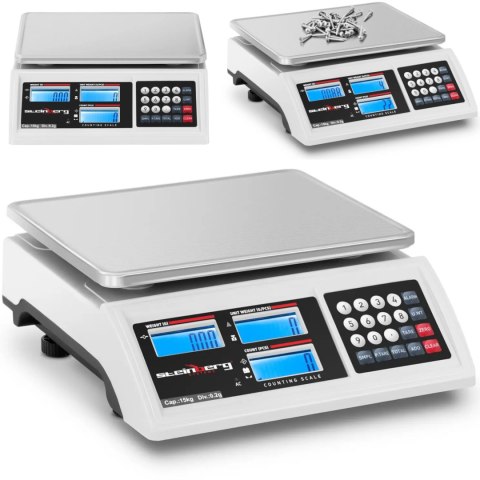 Waga sklepowa handlowa licząca LCD RS232 15000 g / 0.2 g Steinberg Systems