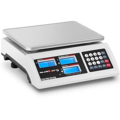 Waga sklepowa handlowa licząca LCD RS232 15000 g / 0.2 g Steinberg Systems