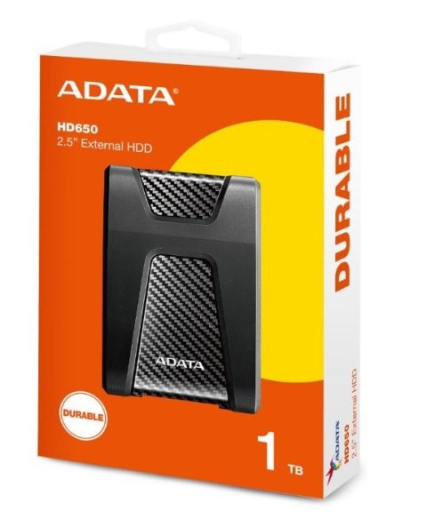 DashDrive Durable HD650 1TB 2.5'' USB3.0 Czarny Adata