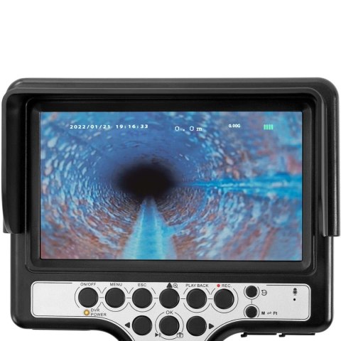 Endoskop kamera diagnostyczna inspekcyjna 12 LED TFT 7 cali SD 60 m Steinberg Systems