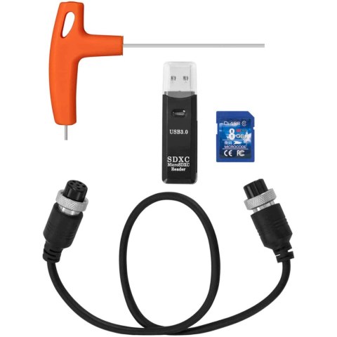 Endoskop kamera diagnostyczna inspekcyjna 12 LED TFT 7 cali SD 60 m Steinberg Systems