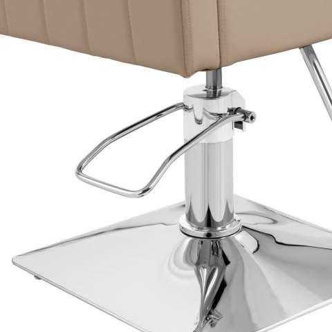 Fotel fryzjerski barberski kosmetyczny z podnóżkiem Physa RIBBLETON - beżowy Physa