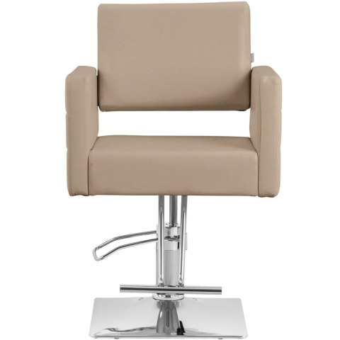 Fotel fryzjerski barberski kosmetyczny z podnóżkiem Physa RIBBLETON - beżowy Physa