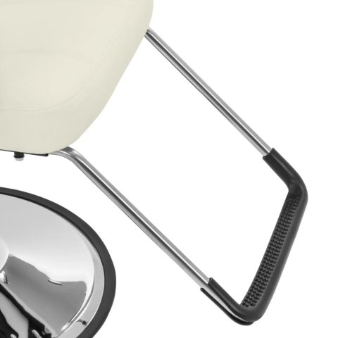 Fotel fryzjerski barberski z zagłówkiem i podnóżkiem Physa KESWICK - beżowy Physa