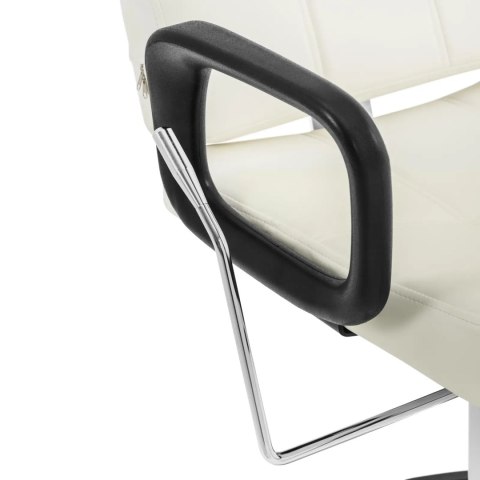 Fotel fryzjerski barberski z zagłówkiem i podnóżkiem Physa KESWICK - beżowy Physa