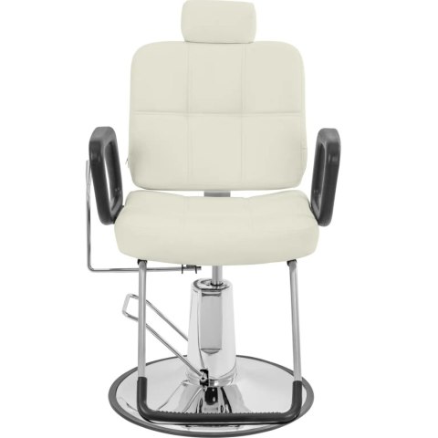 Fotel fryzjerski barberski z zagłówkiem i podnóżkiem Physa KESWICK - beżowy Physa