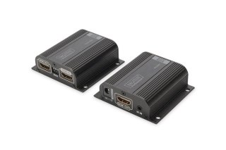 Przedłużacz/Extender HDMI do 50m po skrętce Cat.6/7 UTP, 1080p 60Hz FHD, HDCP 1.2, IR, audio (zestaw) Digitus