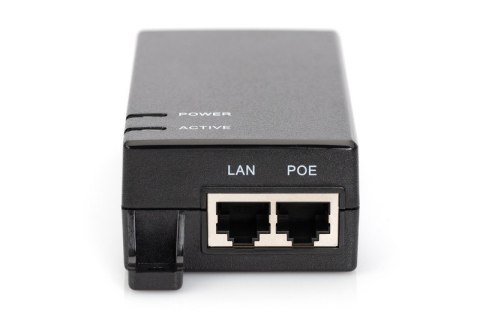 Zasilacz/Adapter PoE 802.3af, max. 48V 15.4W Gigabit 10/100/1000Mbps, aktywny Digitus